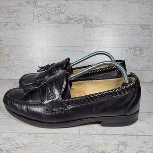 Allen Edmonds Mens Maxfield 47711 Black Leather Tassel Loafers Shoes Sz 10.5 D